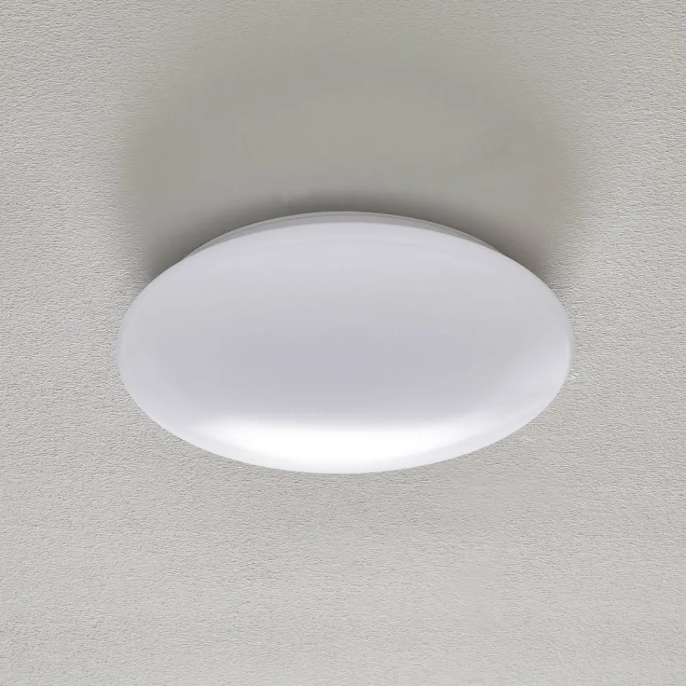 Loftlamper ^ Ledino Porz LED-loftlampe IP44, HF-sensor, hvid