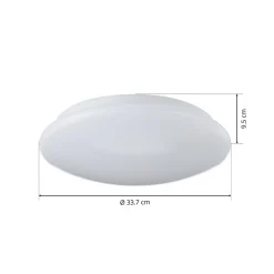 Loftlamper ^ Ledino Porz LED-loftlampe IP44, HF-sensor, hvid
