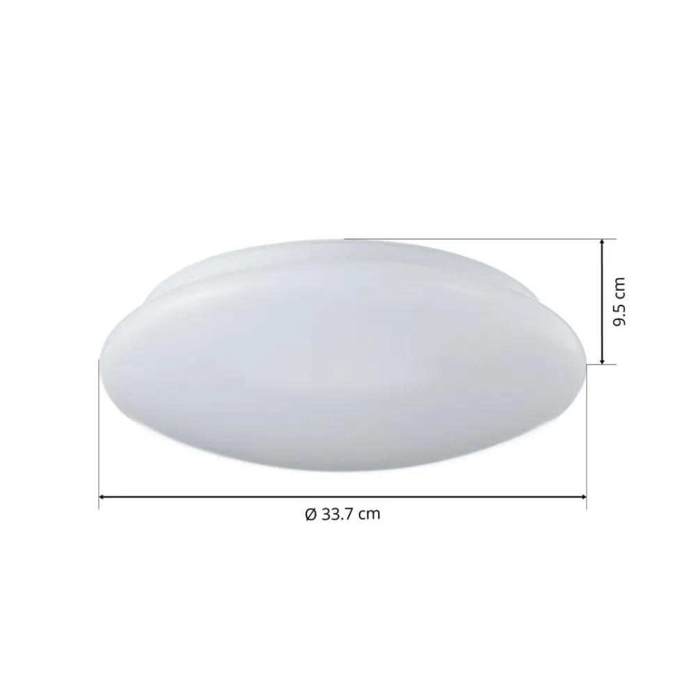 Loftlamper ^ Ledino Porz LED-loftlampe IP44, HF-sensor, hvid