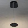 Konstsmide Dekorationsbelysning|Terrassebelysning > Positano LED-bordlampe til udendørs brug, sort