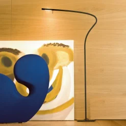 Prandina Arbejdsrum/Kontor|Gulvlamper > Paraph F3 dimm LED-gulvlampe, sort