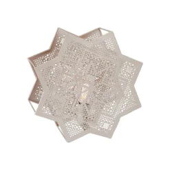 Julepynt|Vinduesdekoration ^ PR Home Elvira dekostjerne af metal, beige