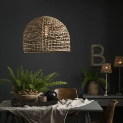 PR Home Pendellamper|Pendellamper > Hængelampe Cebu, Ø 46 cm, Lampakanay-skærm, IP20