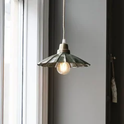 PR Home Pendellamper > Hængelampe Ester, grøn, Ø 24 cm, jern, stik