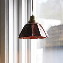 PR Home Pendellamper|Pendellamper > Hængelampe Ester, terracotta, Ø 17 cm, jernstik
