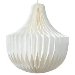 Pendellamper ^ PR Home hængelampe Vicky, hvid, papir, Ø 40 cm, 3 x E14