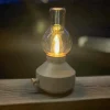 PR Home Dekorationsbelysning > LED-terrasselampe Glimt, beige, IP44 21,3 cm
