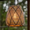 PR Home Udendørs Pendellamper|Terrassebelysning > Lollo udendørs pendel, naturligt rattan-look, Ø 28 cm