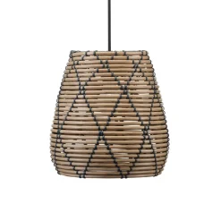 PR Home Udendørs Pendellamper|Terrassebelysning > Lollo udendørs pendel, naturligt rattan-look, Ø 28 cm