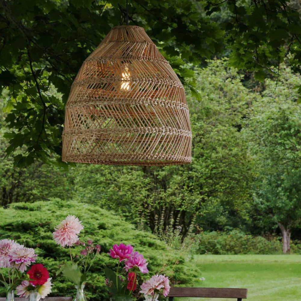 PR Home Udendørs Pendellamper > Maja hængelampe, naturlig rattan, Ø 53 cm, IP44
