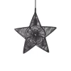 PR Home Julepynt|Vinduesdekoration > Regina dekostjerne metal med garn, sort