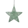 Julepynt|Vinduesdekoration ^ PR Home Rigel dekostjerne af metal Ø 50 cm grøn