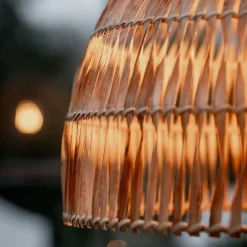 PR Home Udendørs Pendellamper|Terrassebelysning > udendørs hængelampe Lace naturfiber, stikledning, Ø46cm