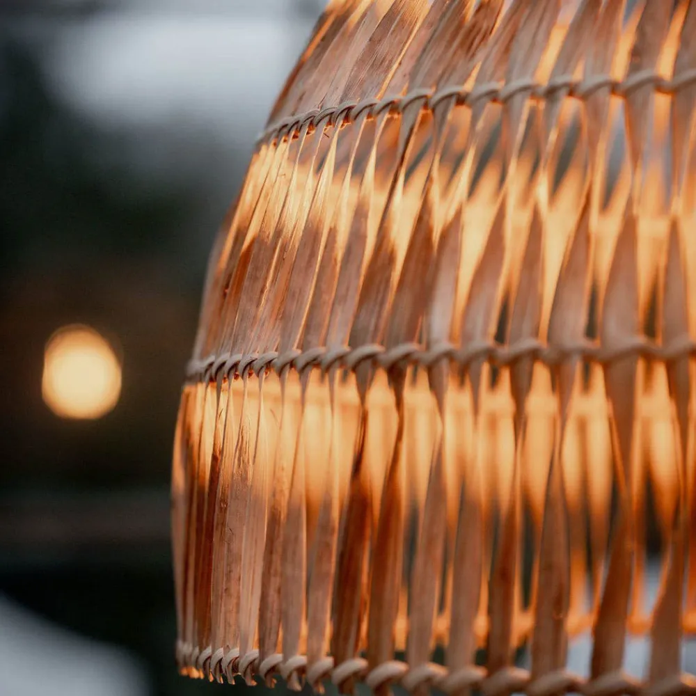 PR Home Udendørs Pendellamper > udendørs hængelampe Lace naturfiber, stikledning, Ø37cm