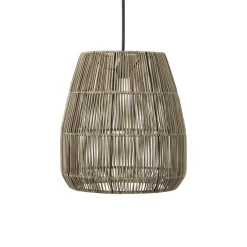 Udendørs Pendellamper ^ PR Home udendørs hængelampe Saigon, grå, Ø 38 cm, kabel 2,5 m