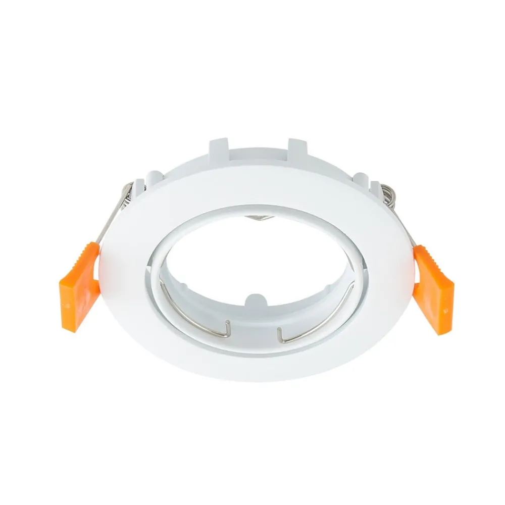 PRIOS Gang|Loftlamper > forsænket loftlampe Fibur, hvid, aluminium, Ø 8,2 cm