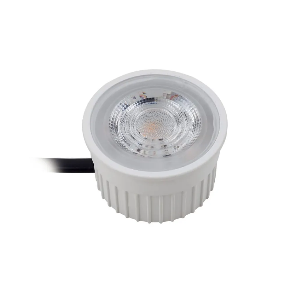 PRIOS Loftlamper|Loftlamper > indbygget loftspot Fibur med LED-modul, beige, sæt med 10 stk