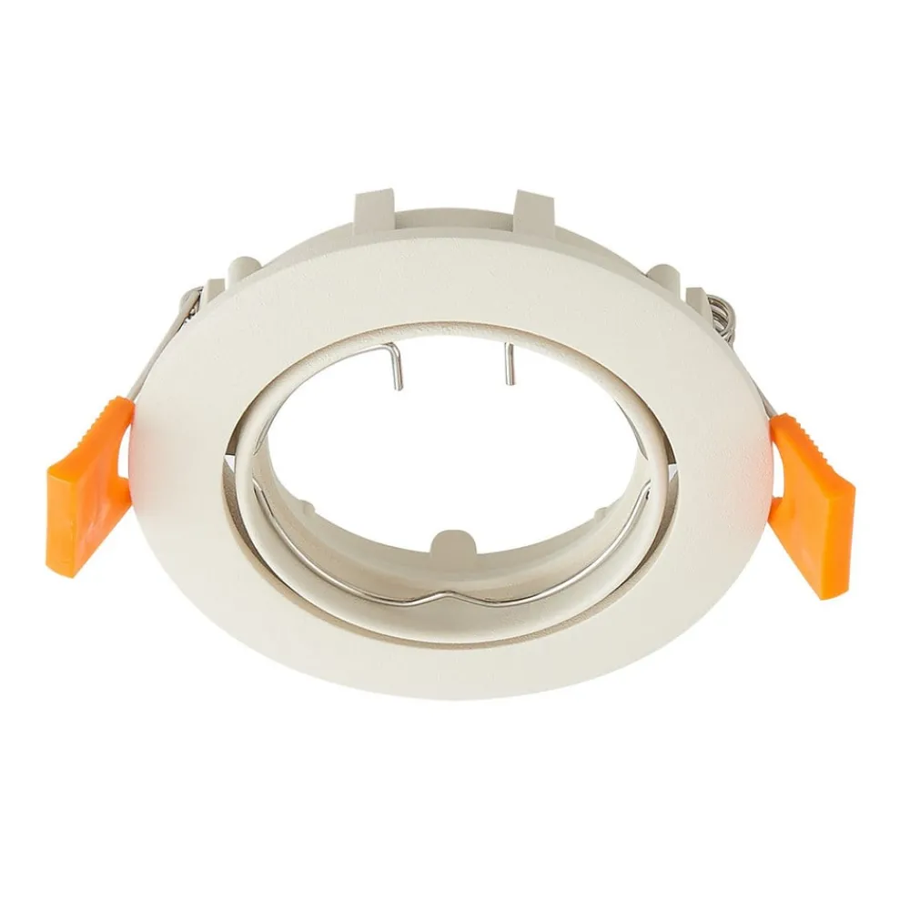 PRIOS Loftlamper|Loftlamper > indbygget loftspot Fibur med LED-modul, beige, sæt med 10 stk