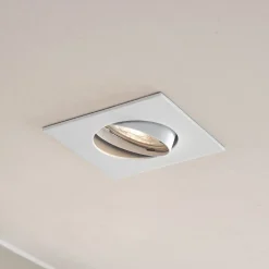 PRIOS Gang|Loftlamper > indbygningslampe Fibur, hvid, 9 cm, GU10