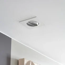 PRIOS Gang|Loftlamper > indbygningslampe Fibur, hvid, 9 cm, GU10