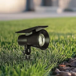 PRIOS Solcellelamper > Jostiras LED-solspotlight med jordspyd