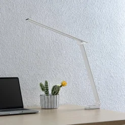 PRIOS Arbejdsrum/Kontor|Bordlamper > LED-bordlampe Tamarin, højde 40 cm, hvid, dæmpbar