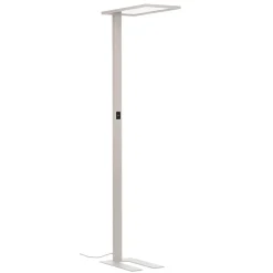 Gulvlamper ^ PRIOS LED-gulvlampe til kontor Taronis, hvid, 195 cm, dæmpbar