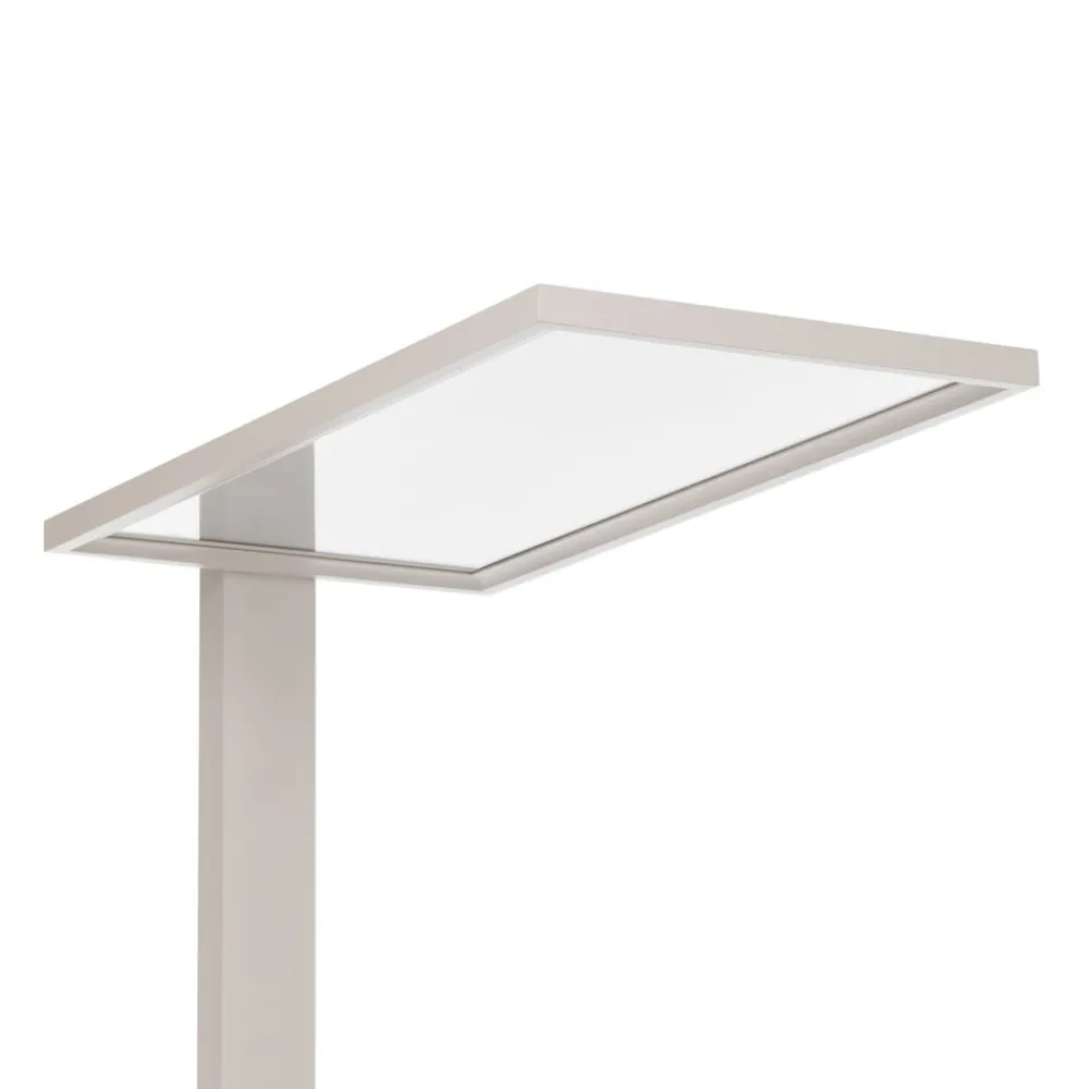 Gulvlamper ^ PRIOS LED-gulvlampe til kontor Taronis, hvid, 195 cm, dæmpbar
