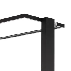 PRIOS Arbejdsrum/Kontor|Gulvlamper > LED-gulvlampe til kontor Taronis, sort, 195 cm, dæmpbar
