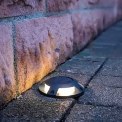 PRIOS Dekorationsbelysning|Solcellelamper > LED gulv-spotlight med LED Selius, antracit, IP67