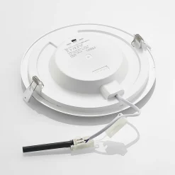 PRIOS Loftlamper|Indbygningsspots > LED-indbygningslampe Cadance, sølv, 24 cm, CCT, IP44