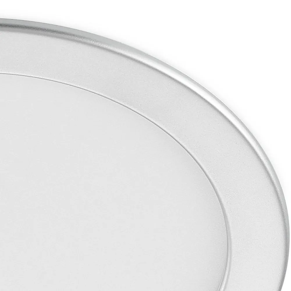 PRIOS Loftlamper|Indbygningsspots > LED-indbygningslampe Cadance, sølv, 24 cm, CCT, IP44