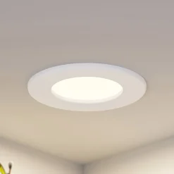 PRIOS Loftlamper|Indbygningsspots > LED-indbygningslampe Cadance, hvid, 12 cm, sæt med 2, CCT
