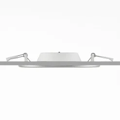 PRIOS Loftlamper > LED-indbygningslampe Cadance, sølv, 17 cm, sæt med 3, CCT