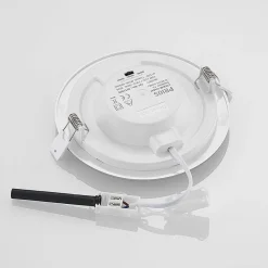 PRIOS Loftlamper > LED-indbygningslampe Cadance, sølv, 17 cm, sæt med 3, CCT