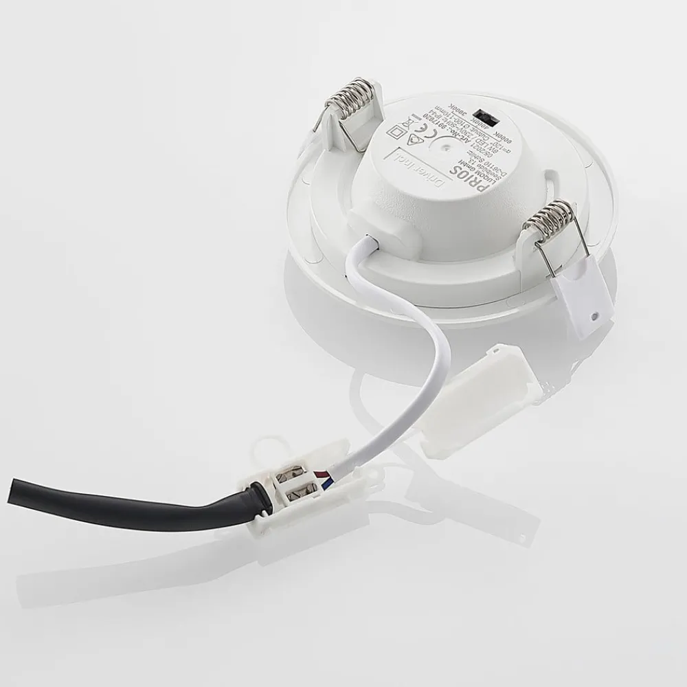 PRIOS Loftlamper|Loftlamper > LED-indbygningslampe Cadance, hvid, 12 cm, sæt med 10, CCT