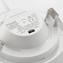 PRIOS Loftlamper|Loftlamper > LED-indbygningslampe Cadance, hvid, 12 cm, sæt med 10, CCT