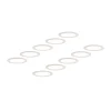 Loftlamper|Loftlamper ^ PRIOS LED-indbygningslampe Cadance, hvid, 22 cm, sæt med 10, CCT