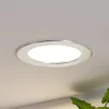 Loftlamper|Loftlamper ^ PRIOS LED-indbygningslampe Cadance, sølv, 17 cm, CCT, IP44
