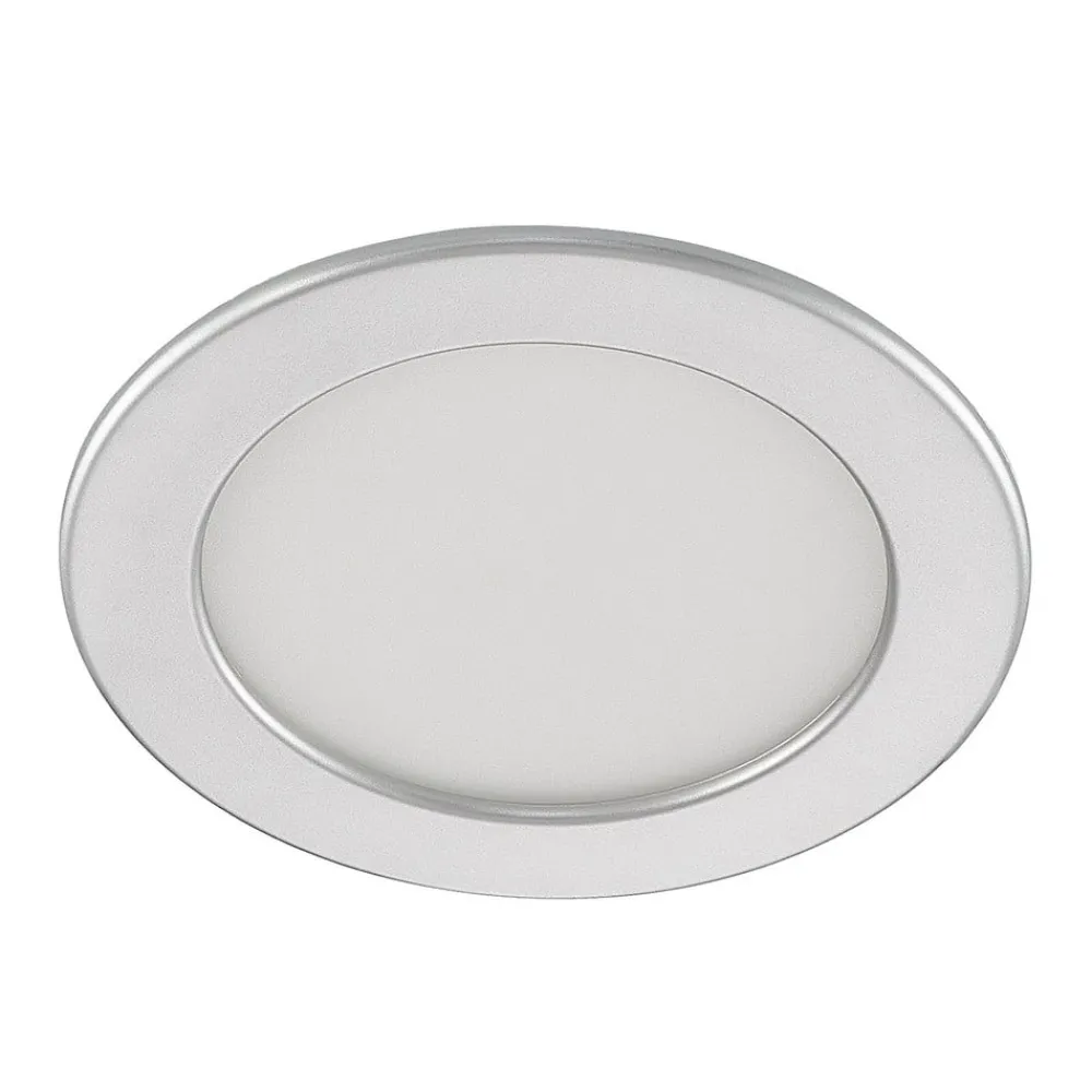Loftlamper|Loftlamper ^ PRIOS LED-indbygningslampe Cadance, sølv, 17 cm, CCT, IP44