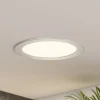 Loftlamper|Loftlamper ^ PRIOS LED-indbygningslampe Cadance, sølv, 22 cm, CCT, IP44