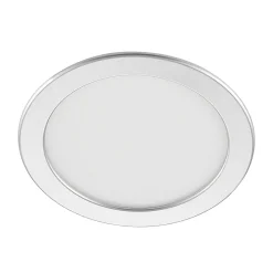 Loftlamper|Loftlamper ^ PRIOS LED-indbygningslampe Cadance, sølv, 22 cm, CCT, IP44