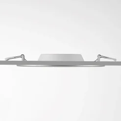 Loftlamper|Loftlamper ^ PRIOS LED-indbygningslampe Cadance, sølv, 22 cm, CCT, IP44