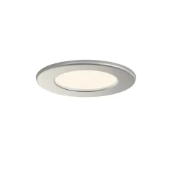 Loftlamper|Spotlights ^ PRIOS LED-indbygningslampe Cadance, sølv, 12 cm, sæt med 10, CCT