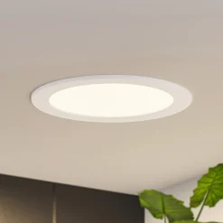 PRIOS Gang|Loftlamper > LED-indbygningslampe Cadance, hvid, 22 cm, CCT, IP44