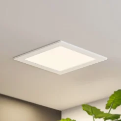 PRIOS Loftlamper|Indbygningsspots > LED-indbygningslampe Helina, hvid, 22 cm, 24 W, dæmpbar