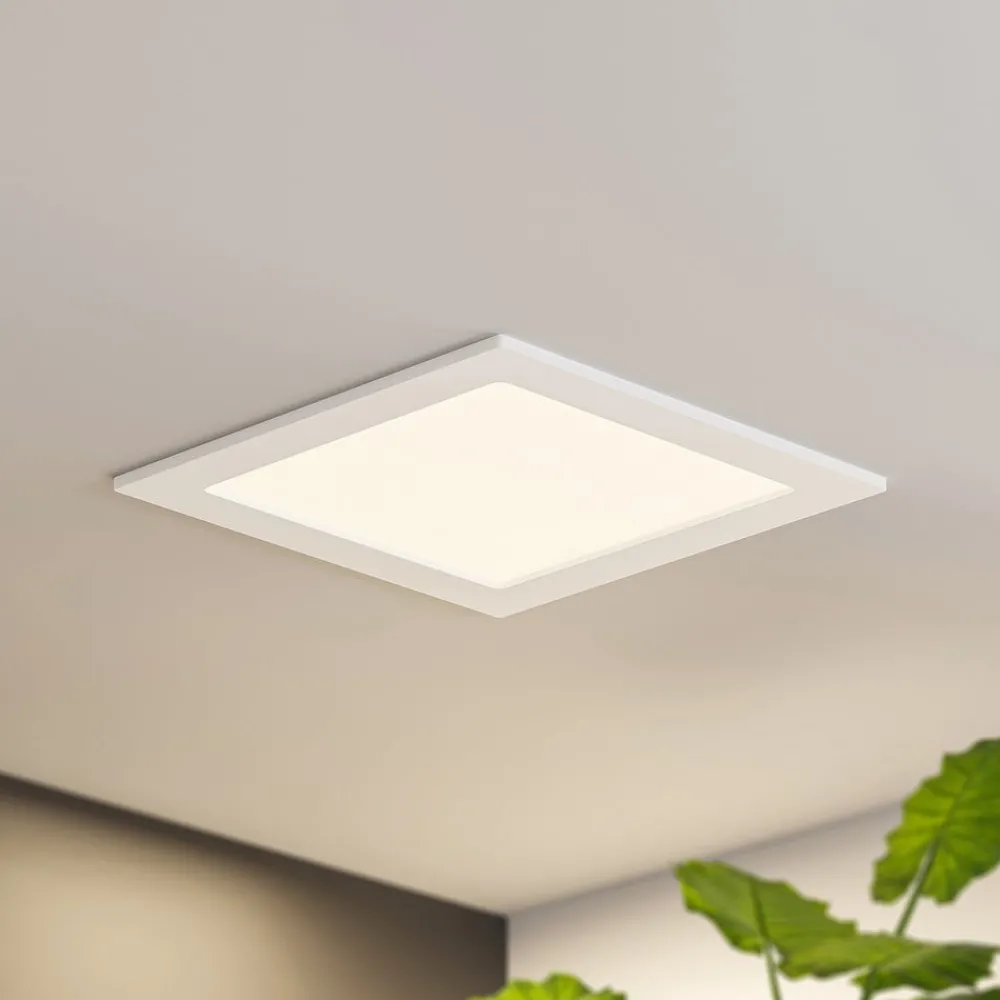 PRIOS Loftlamper|Indbygningsspots > LED-indbygningslampe Helina, hvid, 22 cm, 24 W, dæmpbar