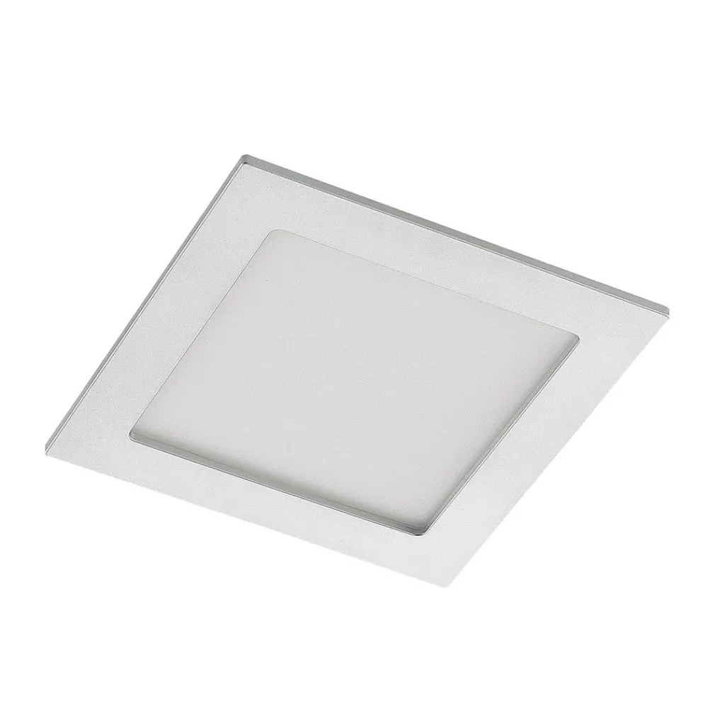 Loftlamper|Loftlamper ^ PRIOS LED-indbygningslampe Helina, sølv, 16,5 cm, dæmpbar