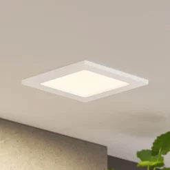 Indbygningsspots ^ PRIOS LED-indbygningslampe Helina, hvid, 11,5 cm, dæmpbar