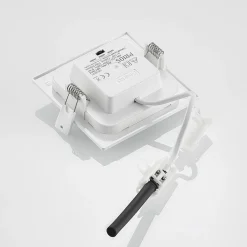 Indbygningsspots ^ PRIOS LED-indbygningslampe Helina, hvid, 11,5 cm, dæmpbar